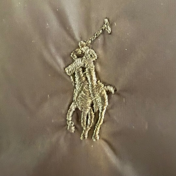 Polo Ralph Lauren Kids XL 16 Gray Olive Down Puffer Parka Hooded Jacket Coat - Picture 4 of 14